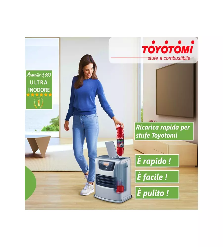 Confezione 6 pezzi di combustibile "toyotube" da 1,4 litri